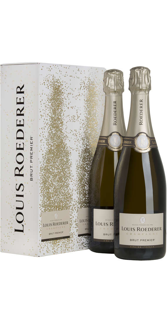 2 Bottles Champagne Brut AOC "Collection 244 in Box