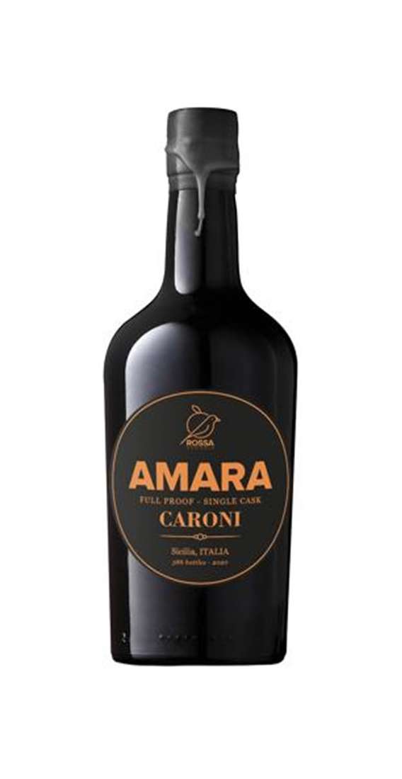 AMARA FULL PROOF SINGLE CASK CARONI in Cassa Legno
