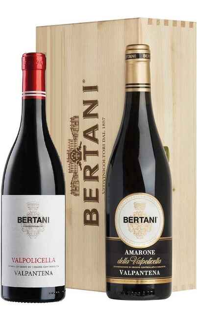 Amarone classique et Valpoliccella dans un coffret en bois [Bertani]