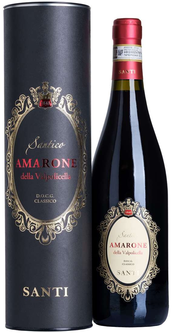 Amarone della Valpolicella Classico "SANTICO" DOCG dans un coffret en étain