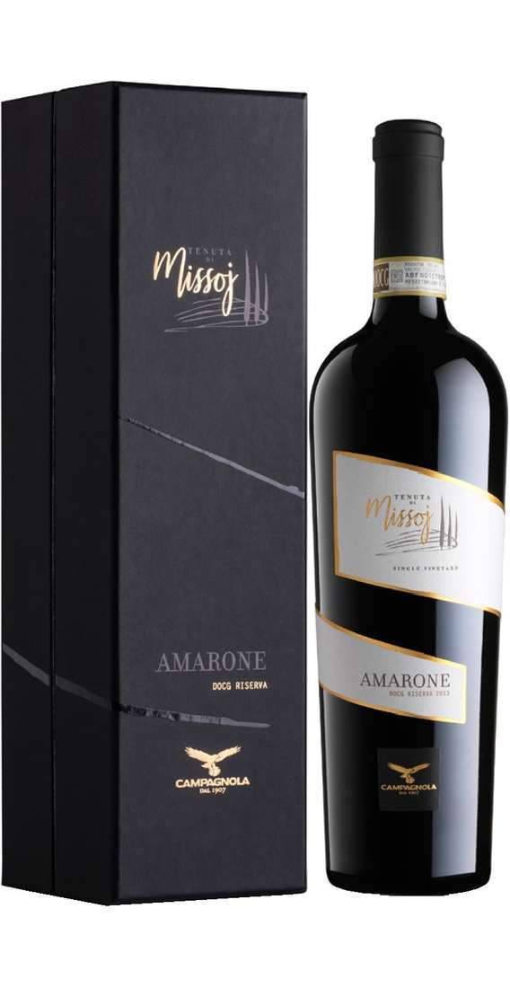 Amarone della Valpolicella RESERVE "Vignoble unique Tenuta di Missoj" DOCG en boîte