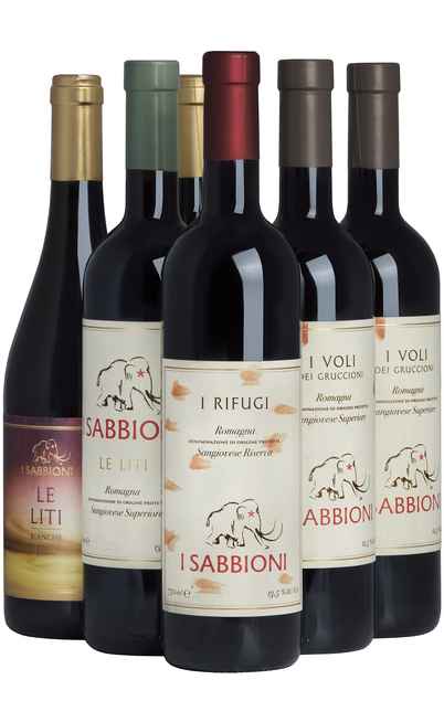 Auswahl von 6 emilianischen Weinen [I Sabbioni]