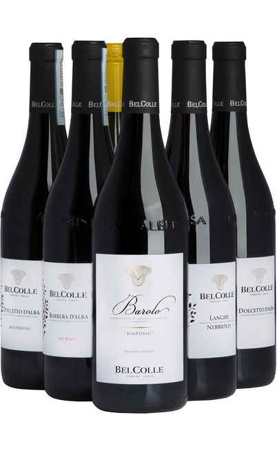Auswahl von 6 piemontesischen Weinen [Bel Colle]