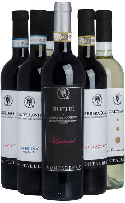 Auswahl von 6 piemontesischen Weinen [MONTALBERA]