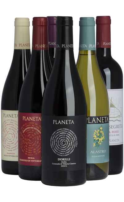 Auswahl von 6 sizilianischen Weinen [PLANETA]