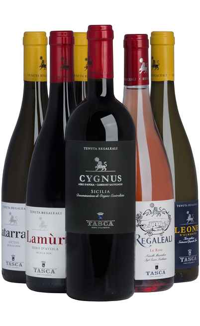 Auswahl von 6 sizilianischen Weinen [Tasca d'Almerita]