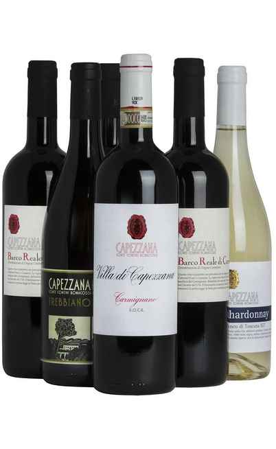 Auswahl von 6 toskanischen Weinen [CAPEZZANA]