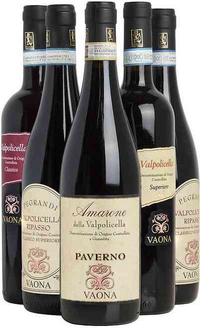 Auswahl von 6 venezianischen Weinen