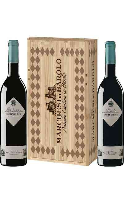 Barolo e Barbaresco in Wooden Box