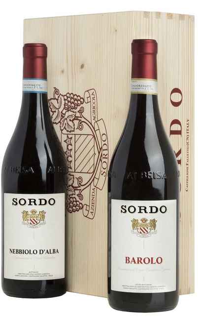 Barolo e Nebbiolo in Wooden Box [Sordo]