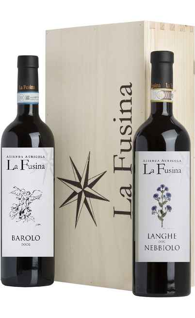 Barolo e Nebbiolo in Wooden Box [La Fusina]