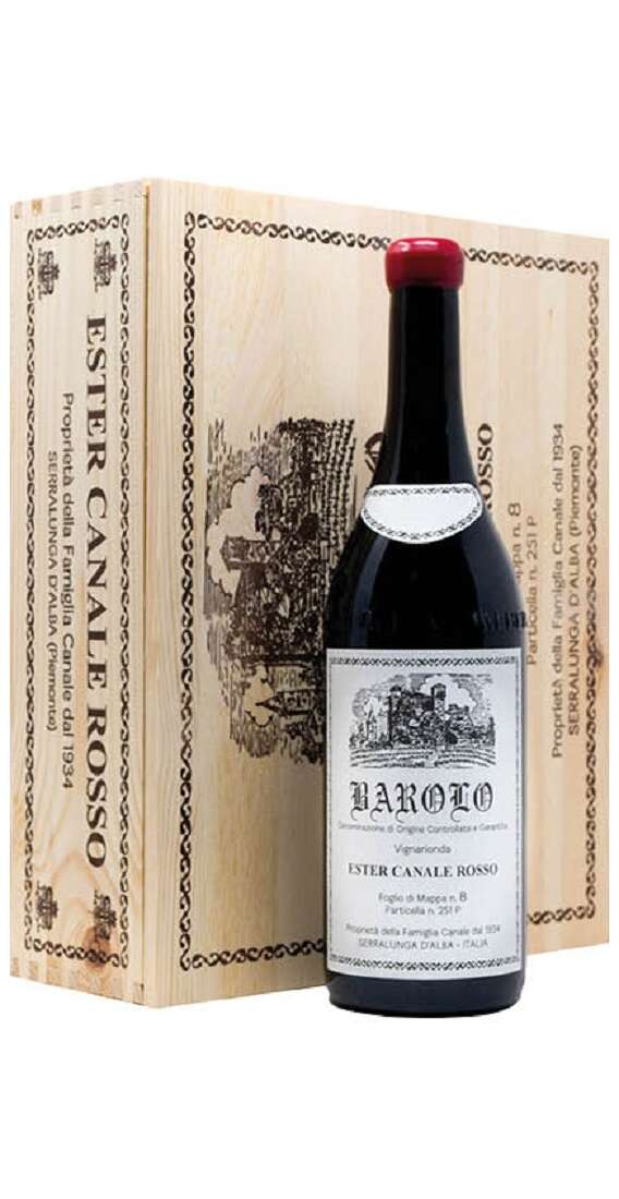 Barolo Vignarionda ESTER CANALE ROSSO DOCG in Cassa Legno
