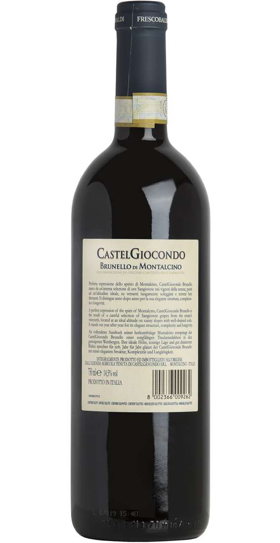 Brunello di Montalcino 2020 „CASTELGIOCONDO“ DOCG