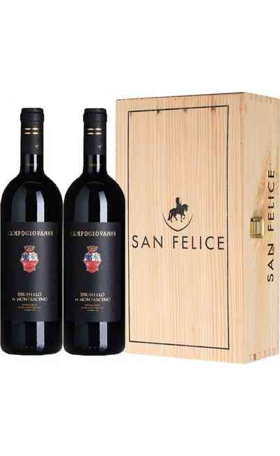 Caisse Bois 2 Brunello Montalcino 2018-2019