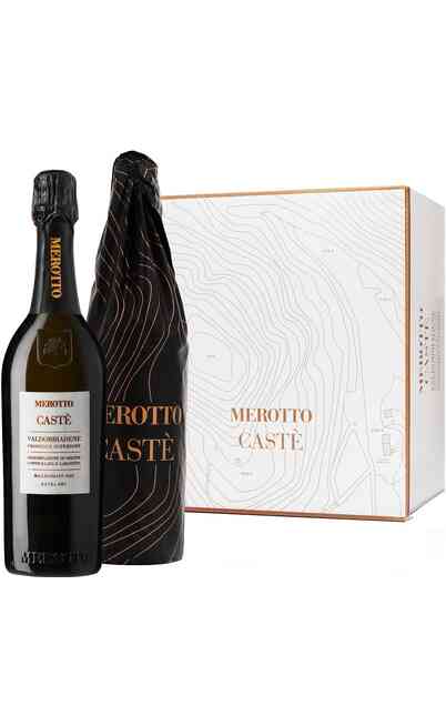 Carton de 6 bouteilles de Valdobbiadene Prosecco Superiore Extra Dry Millesimato "CASTÈ" DOCG