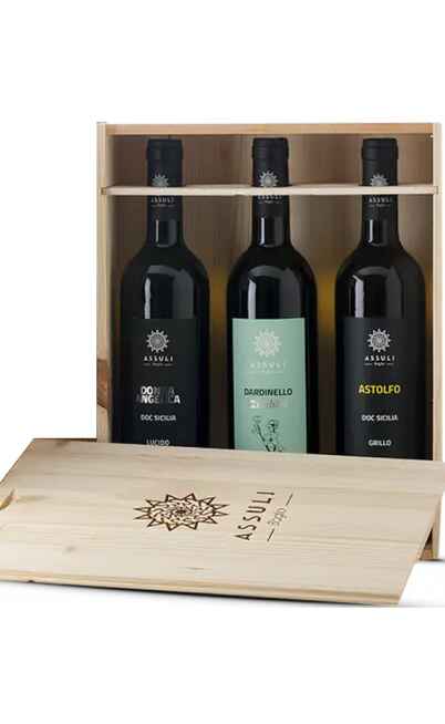 Cassa di Legno 3 Vini Cantina Assuli [Assuli]