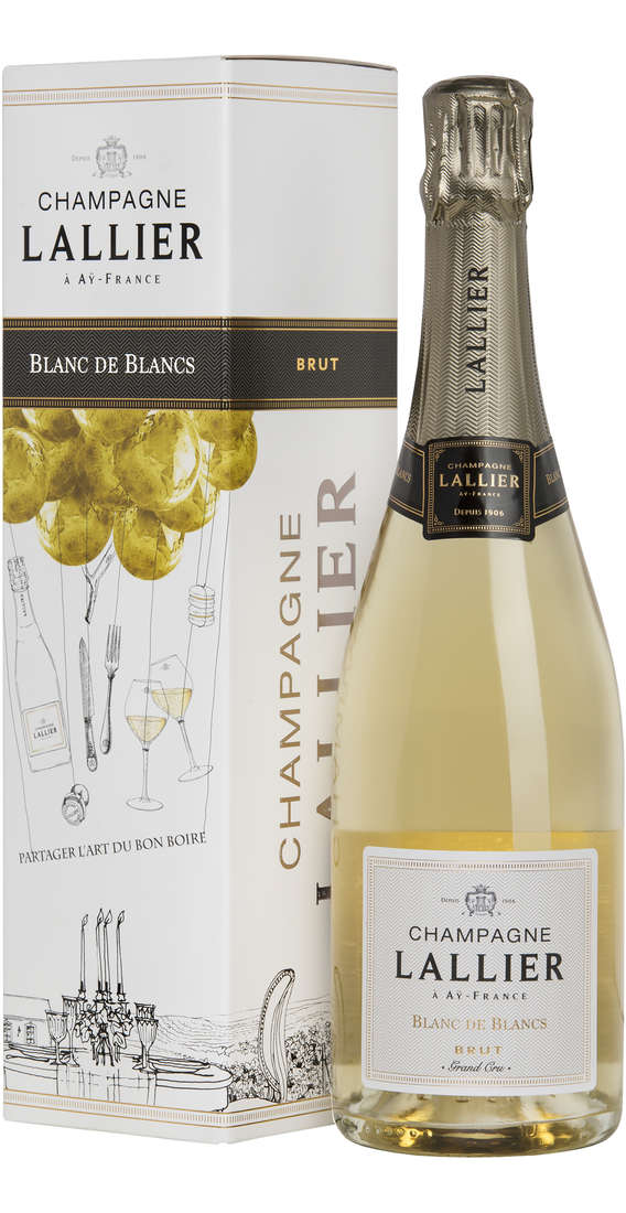 Champagne Blanc de Blancs "Grand Cru" Coffret