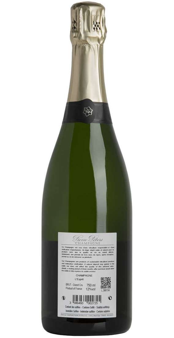 Champagne Brut Millesimé Grand Cru "L'Esprit de 2013"