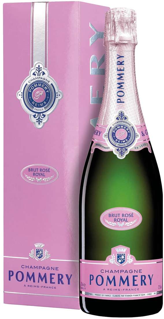 Champagne Brut Rosé AOC "Royal" Pommery Coffret