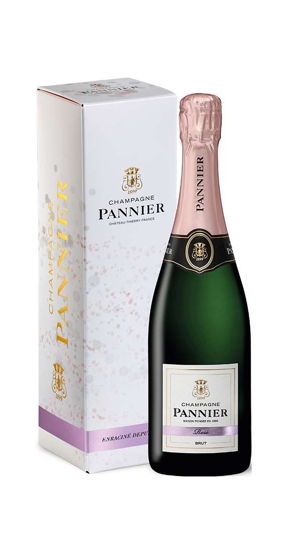 Champagne Brut Rosé im Karton