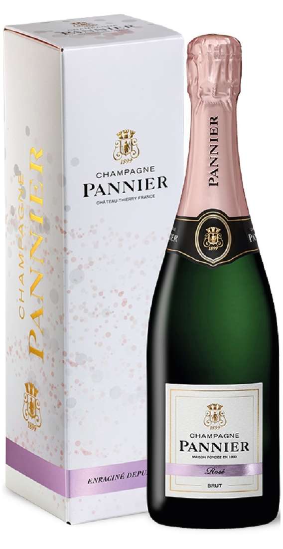 Champagne Brut Rosé im Karton