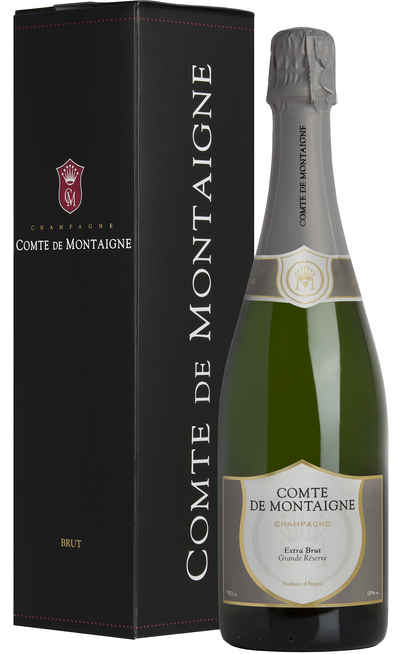 Champagne Extra Brut Grande Reserve in Box [COMTE DE MONTAIGNE]