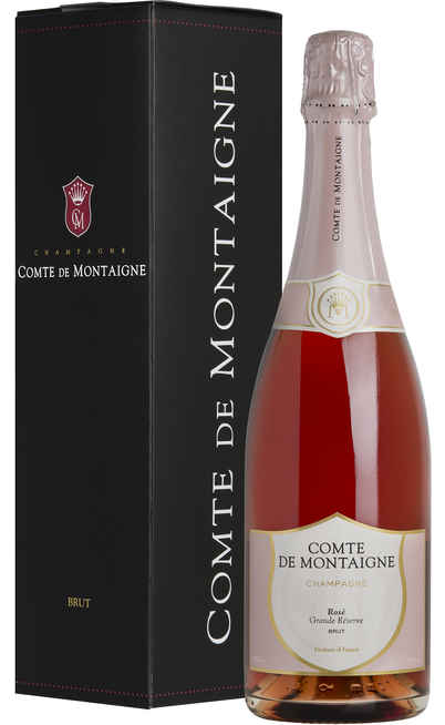 Champagne Grande Reserve Rosé Astucciato [COMTE DE MONTAIGNE]