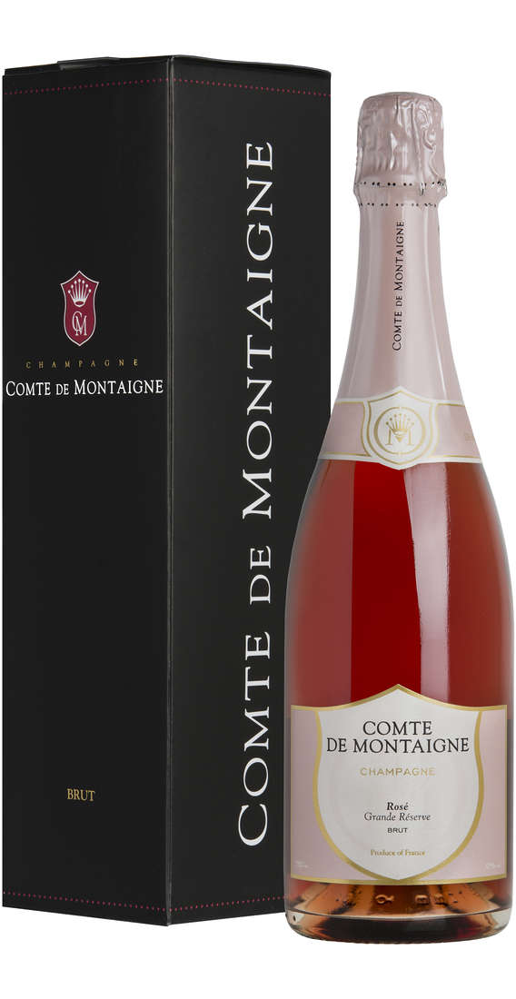 Champagne Grande Reserve Rosé, verpackt