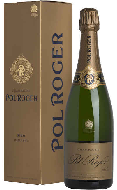 Champagne "Rich" Demi Sec Astucciato [Pol Roger]