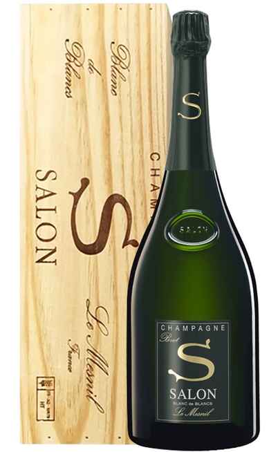 Champagne SALON 2013 BLANC de BLANCS "S" in Wooden Box [DELAMOTTE SALON]