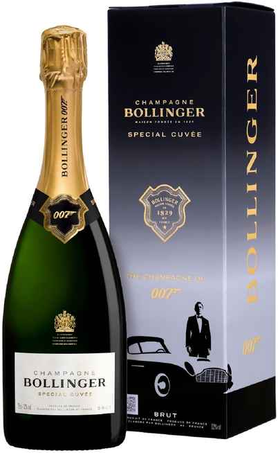Champagner Bollinger Special Cuvée „007“ verpackt [Bollinger]