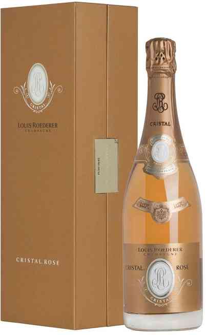 Champagner Brut CRISTAL ROSÉ 2014, verpackt