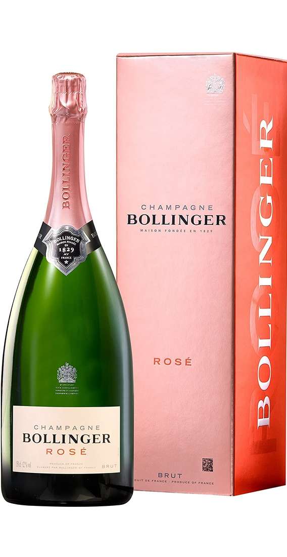 Champagner Brut Rosé verpackt