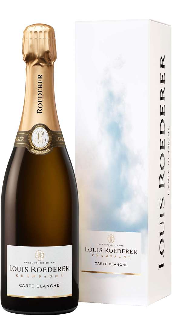 Champagner Carte Blanche Demi Sec „Collection 242“ verpackt