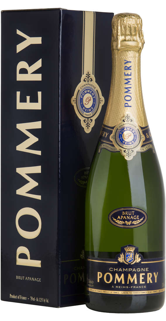 Champagner POMMERY BRUT „APANAGE“ verpackt