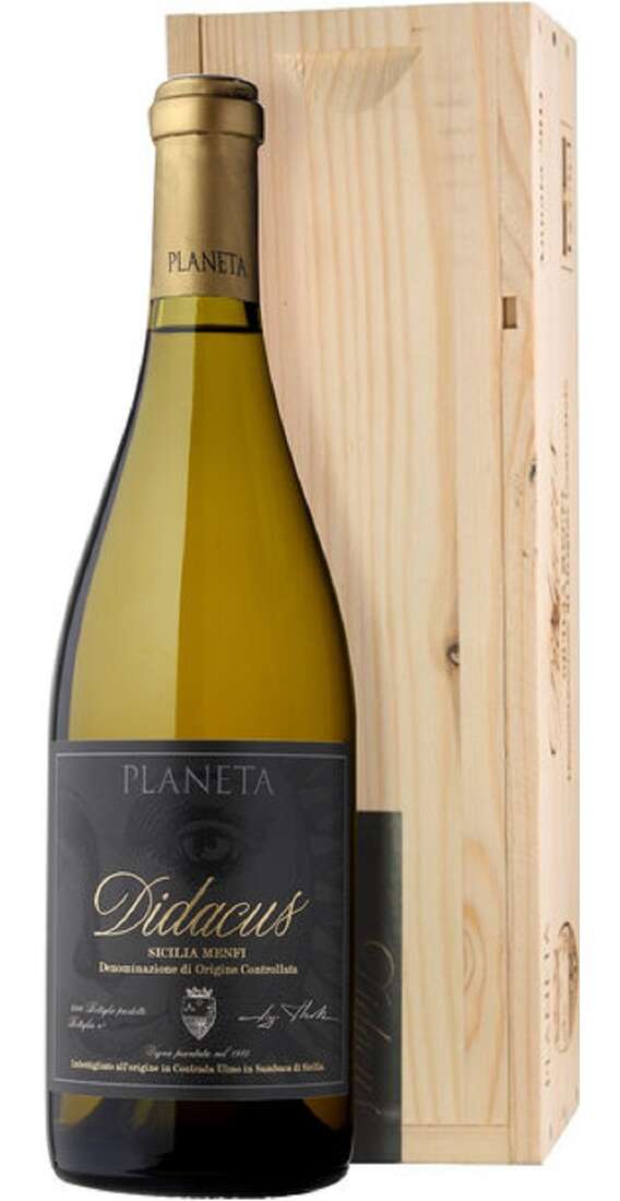 Chardonnay Sicilia Menfi "Didacus" DOC in wooden case