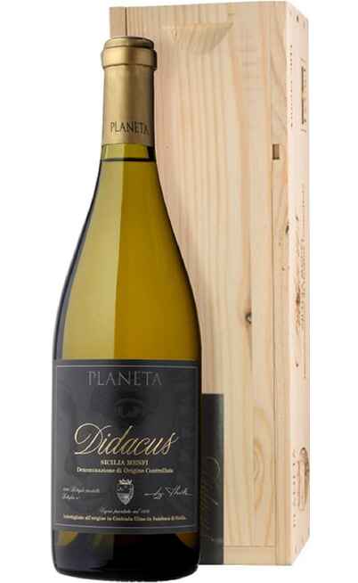 Chardonnay Sicilia Menfi „Didacus“ DOC im Holzkasten [PLANETA]