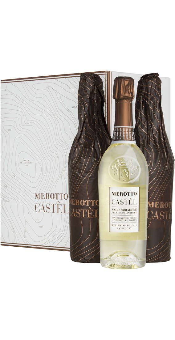 Cofanetto 6 bottiglie di Valdobbiadene Prosecco Superiore Extra Dry Millesimato "CASTÈ" DOCG