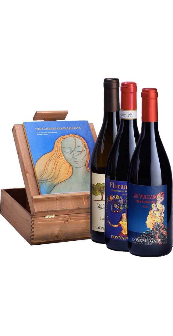 Coffret Bois 3 Vins Donnafugata