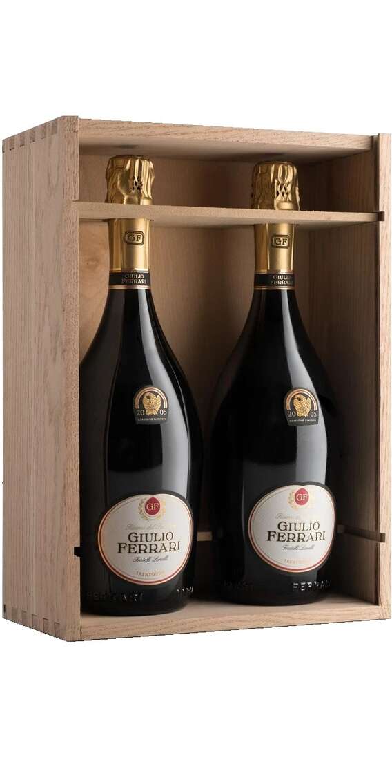 Coffret de 2 bouteilles Giulio Ferrari Edition Limitée 2005