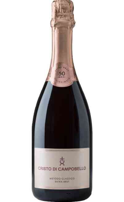 CRISTO DI CAMPOBELLO Sparkling Rosé Extra Brut nach klassischer Methode, 50 Monate gereift