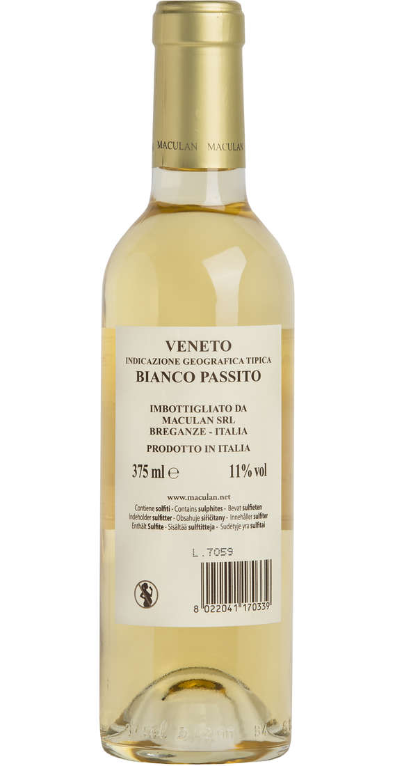 DINDARELLO Veneto Blanc Passito (Bouteille 375 ml)