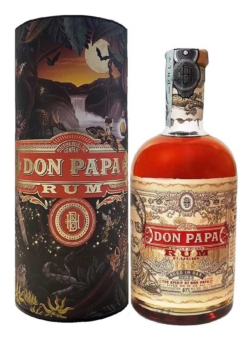 Don Papa 7 Years Old Rum Astucciato, Filippine , DON PAPA