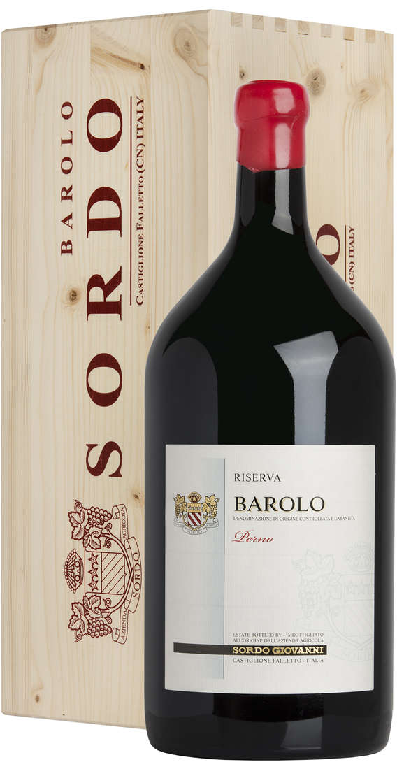 Doppelmagnum 3 Liter Barolo 2015 „Perno“ DOCG in Holzkiste