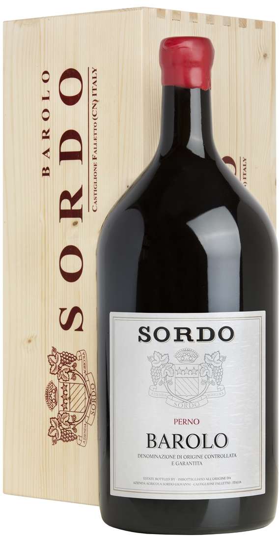 Doppelmagnum 3 Liter Barolo „Perno“ in Holzkiste