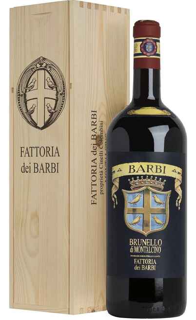 Doppelmagnum 3 Liter Brunello di Montalcino „Blue Label“ DOCG in Holzkiste [BARBI]