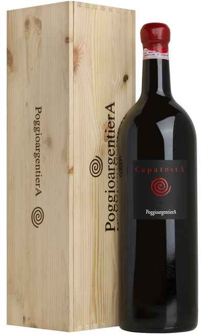 Doppelmagnum 3 Liter Capatosta BIO in Holzkiste [Poggio Argentiera]