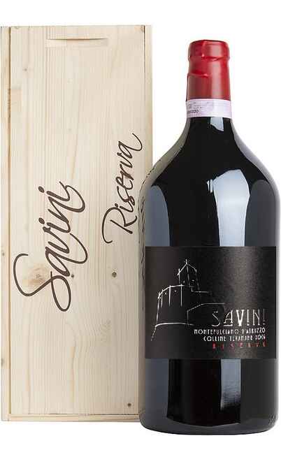 Doppelmagnum 3 Liter Montepulciano d'Abruzzo Riserva DOCG in Holzkiste [Fattoria Giuseppe Savini]