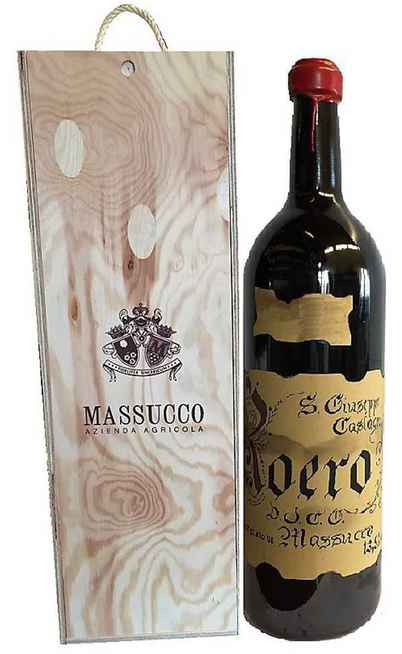 Doppelmagnum 3 Liter Roero DOCG in Holzkiste [Massucco]