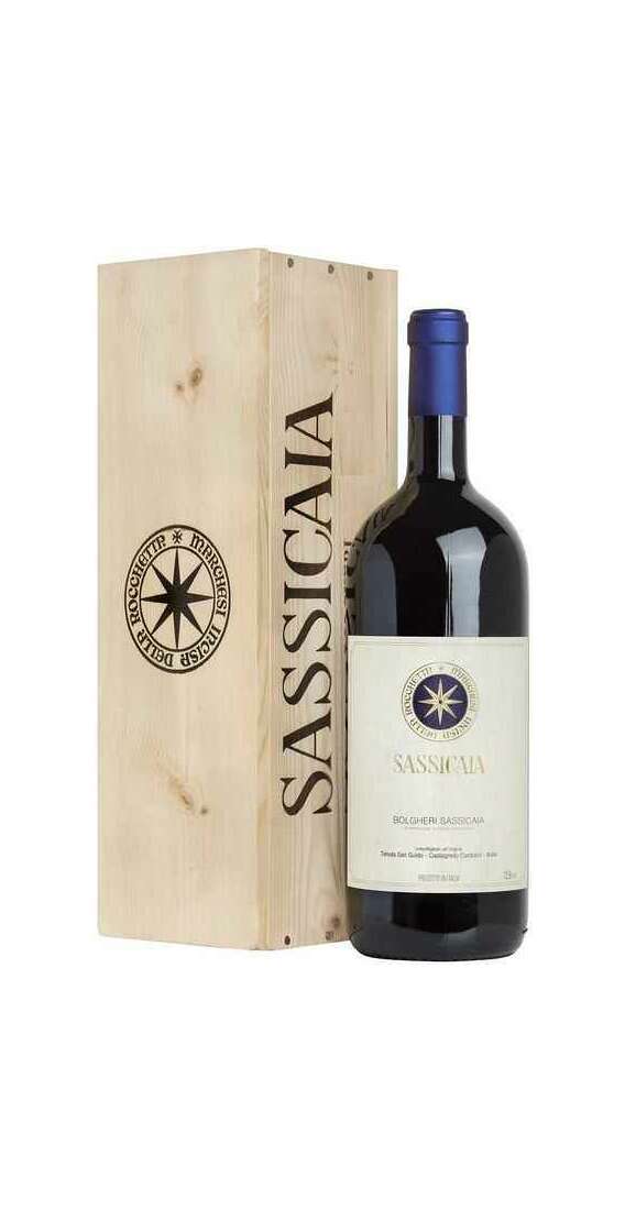 Doppelmagnum 3 Liter Sassicaia 2020 in Holzkiste